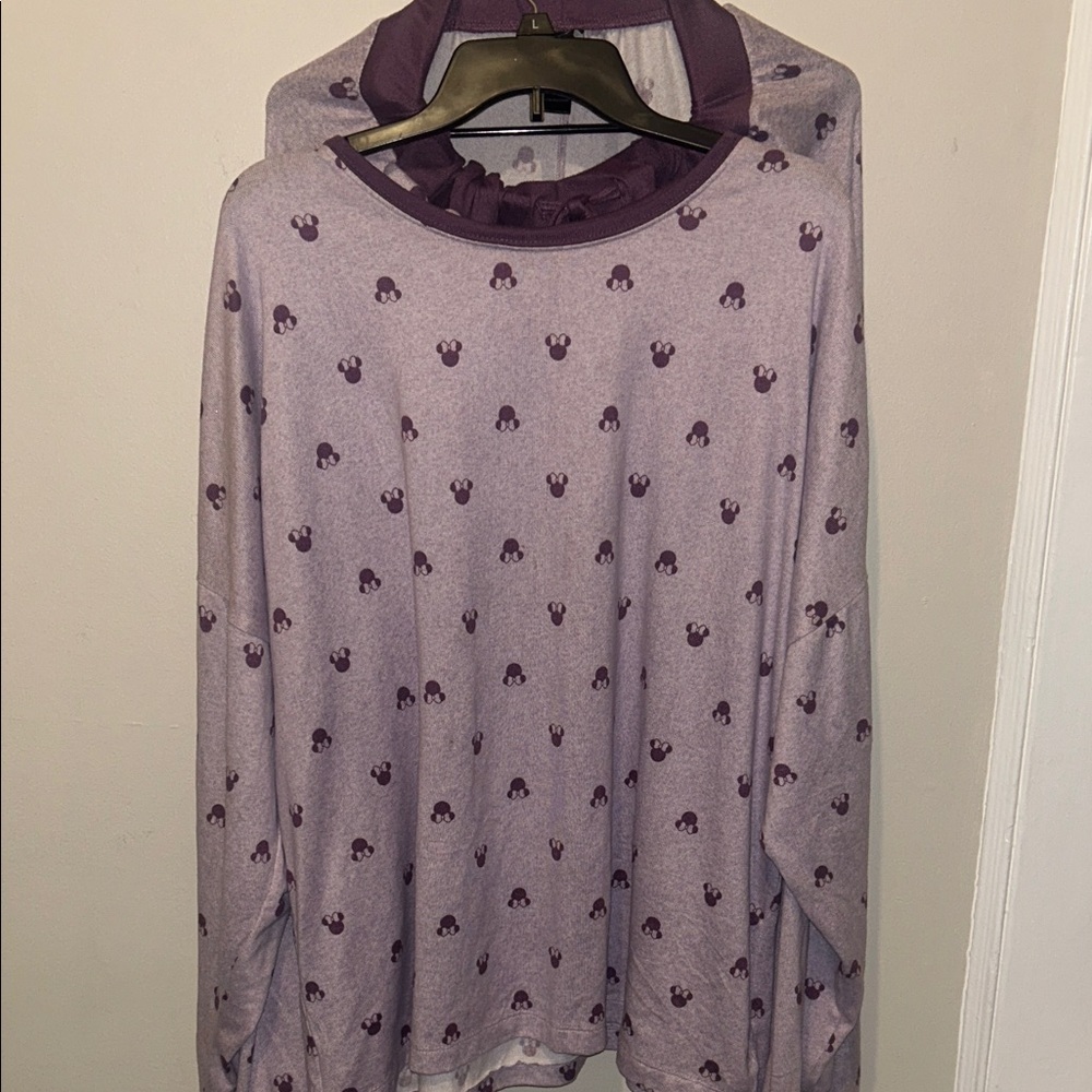 Disney Purple and Maroon Pajama Set - Picture 9 of 12
